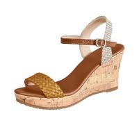 Sandales Pour Femmes Sandales Bout Ouvert Chaussures Femme Compensées Chaussons De Plage Sandale Sandale Plate Femme Blanche Été À Brides Élégantes Plates Décontractées Confortables (Gold-7, 41)