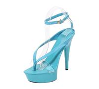 Sandales pour Femmes Talons Aiguilles 13CM Plateforme Été Mode Talons Hauts Sexy Chaussures Décontractées De Tous Les Jours pour Le Travail