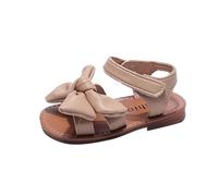 Sandales pour fille - Avec nœud - Tendance - Confortable - Chaussures de loisirs plates - Décontractées - Antidérapantes - Bout ouvert - Chaussures de sport - Sandales de trekking - Casual Comfort