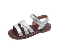 Sandales pour fille - Chaussures de princesse confortables - Chaussures de communion antidérapantes - Sandales de plage à séchage rapide - Chaussures pieds nus avec boucle réglable - Pour mariages
