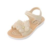 Sandales Pour Filles Enfants D'été avec Fleurs Casual Sandales Pour Filles Confortable Antidérapant Sandales Pour Filles Élégant Respirant Chaussures De Plage Princesse Piscine Chaussons Pour Filles