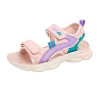 Sandales Pour Filles plates antidérapantes Semelle souple et légère de randonnée Chaussures plage Sandale Cuir Enfant anniversaire, cole, performance