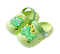 Sandales pour Filles, pour Tout-Petits et Enfants, Motif Dinosaure, Sandales décontractées en EVA Souple avec Bride Talon, pour Jouer en intérieur ou en extérieur, Chaussures d'été légères et