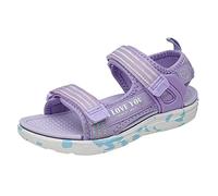 Sandales Pour Filles - Sandales d'été pour bébé Rose Amour Princesse Chaussures Motif floral LéGèRes Et Confortables Rose Sandales pour Enfants Pour fête