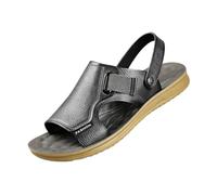Sandales pour Homme 2-en-1 Été Imperméables Antidérapantes, Semelle Souple à Support de la Voûte Plantaire Réglable pour Conduite Plage Randonnée Vacances