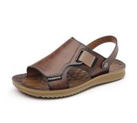 Sandales pour Homme 2-en-1 Été Imperméables Antidérapantes, Semelle Souple à Support de la Voûte Plantaire Réglable pour Conduite Plage Randonnée Vacances