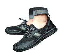 Sandales pour homme Cuir Style Mules avec Bout Fermé Multi-lanières, plates, ouvert, boucle tendance, minimalistes Activités d'été Plage, bain et trekking Streetwear looks quotidiens