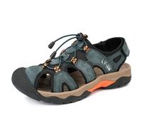 Sandales pour homme Cuir Style Mules avec Bout Fermé Multi-lanières, plates, ouvert, boucle tendance, minimalistes Activités en plein air Randonnée, marche, sport Plage et té