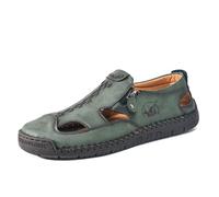 Sandales pour homme en Cuir Léger Style Mules avec Bout Fermé Plates, fermées l'arrière, ouvertes sur le côté et Activités d'été Randonnée, marche, sport Streetwear looks quotidiens