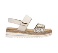 Remonte Dorndorf Sandales compensées D0Q59 pour femme Beige Taille 39 EU