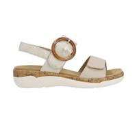 Remonte Women's Sandals with Ladies Touch Rip Tape Fasten (Beige, EU 39)