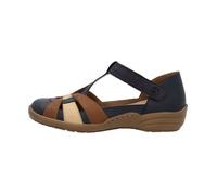 Sandales - REMONTE - R7601 - Bleu - Talon Plat - 3 cm - Fermeture Scratch 37