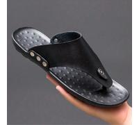 Sandales respirantes pour hommes, tongs à semelle souple, chaussons de plage antidérapants pour hommes, nouvelle arrivée pour l'été EUR39,EUR40,EUR41,EUR42,EUR43,EUR44UnicoloreMicrofiber