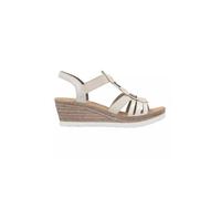 Rieker Sandales talon compensé 619B2 Femme 38 Beige