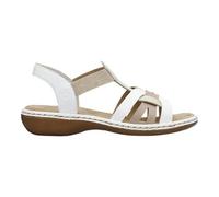 Rieker Sandales 65918 Femme Blanc Taille 40