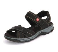 Rieker 68851, Sandales femme, Noir (Schwarz/Schwarz 00), 41