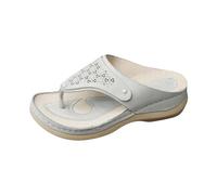 Sandales romaines à talon compensé pour femme - Marron - Sandales à plateforme souples et antidérapantes - Pour l'extérieur et l'intérieur - Chaussures plates confortables - Sandales de loisirs - Bout