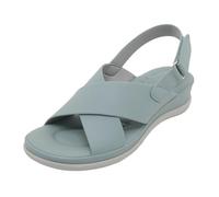 Sandales Sandales Compensées Femme Avec Bande Croisée Pantoufles D'été Anatomiques Confortables Fabriqué En Italie Orthopédiques À Plateforme Décontractées Pour Femmes Compensées Femme Été