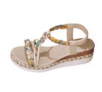 Sandales sans effort pour femme avec bout plat et droit pour les sorties d'été décontractées - Apportez de la légèreté à votre garde-robe - Tendances d'été - Utilisation quotidienne - Bout ouvert