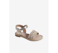 Sandales scratchées enfant collection maternelle beige imprimé 26