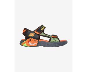 Sandales Skechers Creature-Splash orange vert enfant - 35