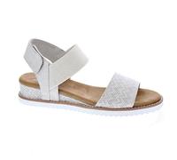 Sandales - SKECHERS - Desert Kiss - Couleur Blanco - Hauteur Basse - Talon Plat 40