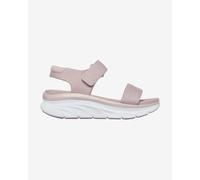 Sandales Skechers D'Lux Walker - New Block rose clair blanc femme - 38