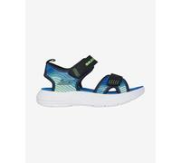 Sandales Skechers Microspec-Splash bleu vert garçon - 33
