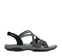 Skechers Sandales pour femme Reggae Slim Turn It Up Noir 37 EU