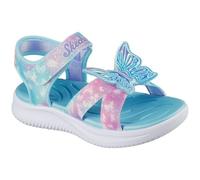 Skechers Bébé Fille Jumpsters Sandal Butterfly Brites Plate, Blue, 21 EU