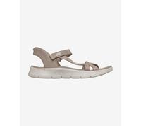 Skechers Femme Go Walk Flex Illuminate Hands Free Slip-ins Flats-sandals, Taupe, 35 EU
