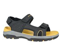 Skechers Tresmen Hirano Sandales à bout ouvert pour homme, Noir/synthétique, 45