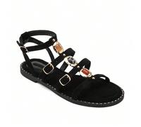 Sandales Spartiates Bijoux à Multi-Brides - L'Esprit Gladiateur Raffiné Un Design Captivant pour une Allure AffirméeStyle affirmé avec sandales spartiates (modèle 9809), caractères surnaturels et fusi