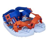 Sandales Spiderman pour enfants - Taille 25 - Fabriquées en polyester - Semelle en caoutchouc EVA - Fermeture Velcro - Sandales pour enfants - Imprimé Spiderman - Produit Original Fabriqué en Espagne