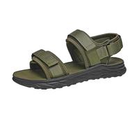 Sandales sportives pour homme avec sangles réglables - Chaussures d'été décontractées à bout ouvert - Chaussures de marche respirantes pour les vacances, la plage, les loisirs, vert militaire, 42 1/3