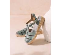 Sandales style méduses pour femme et croûte de cuir | ELENA 42