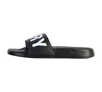 Claquette Superdry Homme Logo classic pool slide Noir Caoutchouc S