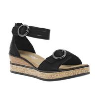 Sandales - Talon compensé - Blanc - Hauteur 4,5 cm - Fermeture scratch 38