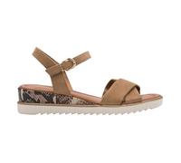 Tamaris Sandales à talon compensé 28116 Beige Femme Taille 40