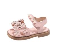 Sandales tendance pour filles, motif floral d'été, sangle réglable, parfaites pour un usage quotidien et décontracté, idéales pour les enfants de 1 à 8 ans, à porter avec des robes (25 Toddler)