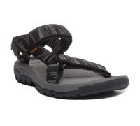 Sandales Teva Hurricane XLT2 pour hommes - Noir Gris - Vegan - Taille 45.5 45,5