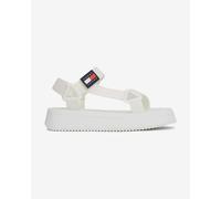 Tommy Jeans Sandales Femme Été, Blanc (Ecru), 39