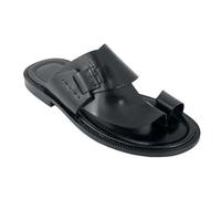 Sandales Tongs Homme Sandales De Plage Antidérapantes À Pince pour Homme Souples Et Confortables pour L'extérieur, pour Hallux Valgus, Tongs Décontractées Confortables Et Résistantes(Black,41 EU)