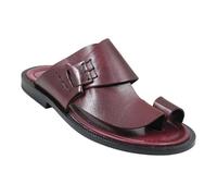 Sandales Tongs Homme Sandales De Plage Antidérapantes À Pince pour Homme Souples Et Confortables pour L'extérieur, pour Hallux Valgus, Tongs Décontractées Confortables Et Résistantes(Red,47 EU)
