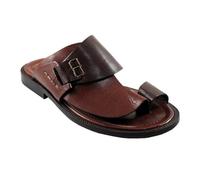 Sandales Tongs Homme Sandales De Plage Antidérapantes À Pince pour Homme Souples Et Confortables pour L'extérieur, pour Hallux Valgus, Tongs Décontractées Confortables Et Résistantes(Marrone,38 EU)