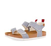 SANDALES TYPE BIO COULEUR PIERRE À LANIÈRES RÉGLABLES POUR FILLE ET GARÇON SALZANO