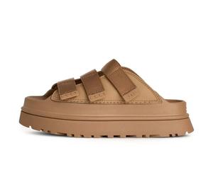 Sandales - Ugg - Australian W Goldenglow - Cuir - Marron - Plat 38