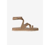 UGG Sandales Goldengaze embossées à nouer à la cheville Marron EU 38 Femme