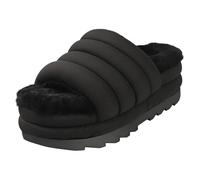 Sandales UGG MAXI SLIDE 1126377 - Femme - Noir - Textile - Glisser - Caoutchouc 40