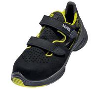 sandales uvex 1 G2 S1 noir, jaune largeur 14 Gr. 42